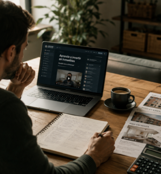 Persona analizando una formación inmobiliaria antes de decidir si comprarla.